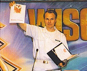 Quentin Strub as President WISE Eastern U.S. / Commanding Officer WISE EUS wearing his Sea Org uniform. Source is WISE magazine Prosperity issue 58